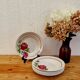 Set of 7 deep plates K&G Lunéville model Yvonne