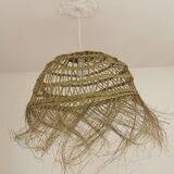 Suspension Doum in braided half – 30×60 cm – Handmade Moroccan production