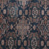 Tapis noué à la main turc vintage 142x155 cm