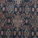 Handknotted Square Caucasian Blue Shirvan Rug 4'5" X 5'1"