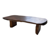 Table basse brutaliste artisanale 1950