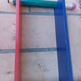 Coat rack and pencil shelf 80'S , Design Pierre Sala