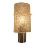 Midcentury Glass and Chrome Wall Lamp, Germany, 1970s