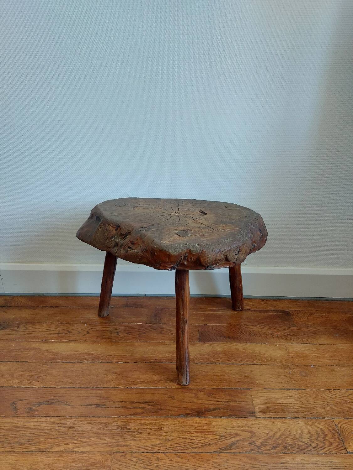 Vintage Brutalist Stool