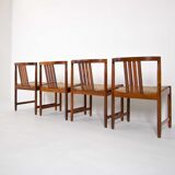Four rosewood chairs ca1960