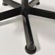 Postmodern Black Leather Office Chair by Vico Magistretti for ICF Design, 1978