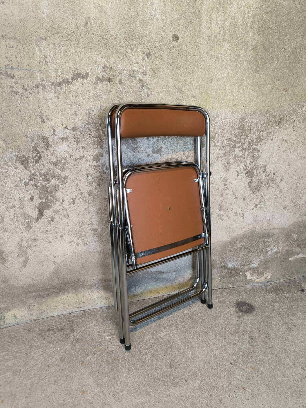 Pair of vintage Soudexvinyl chairs