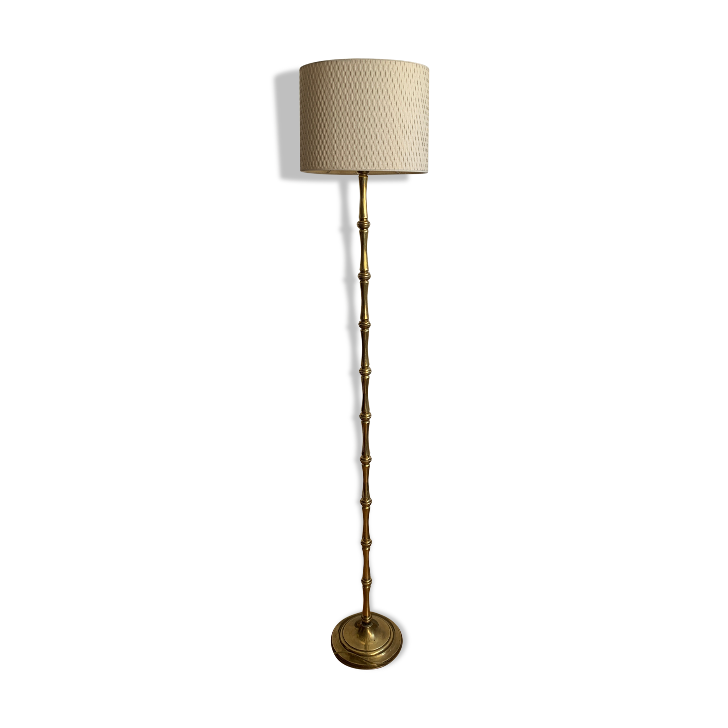 Vintage brass floor lamp
