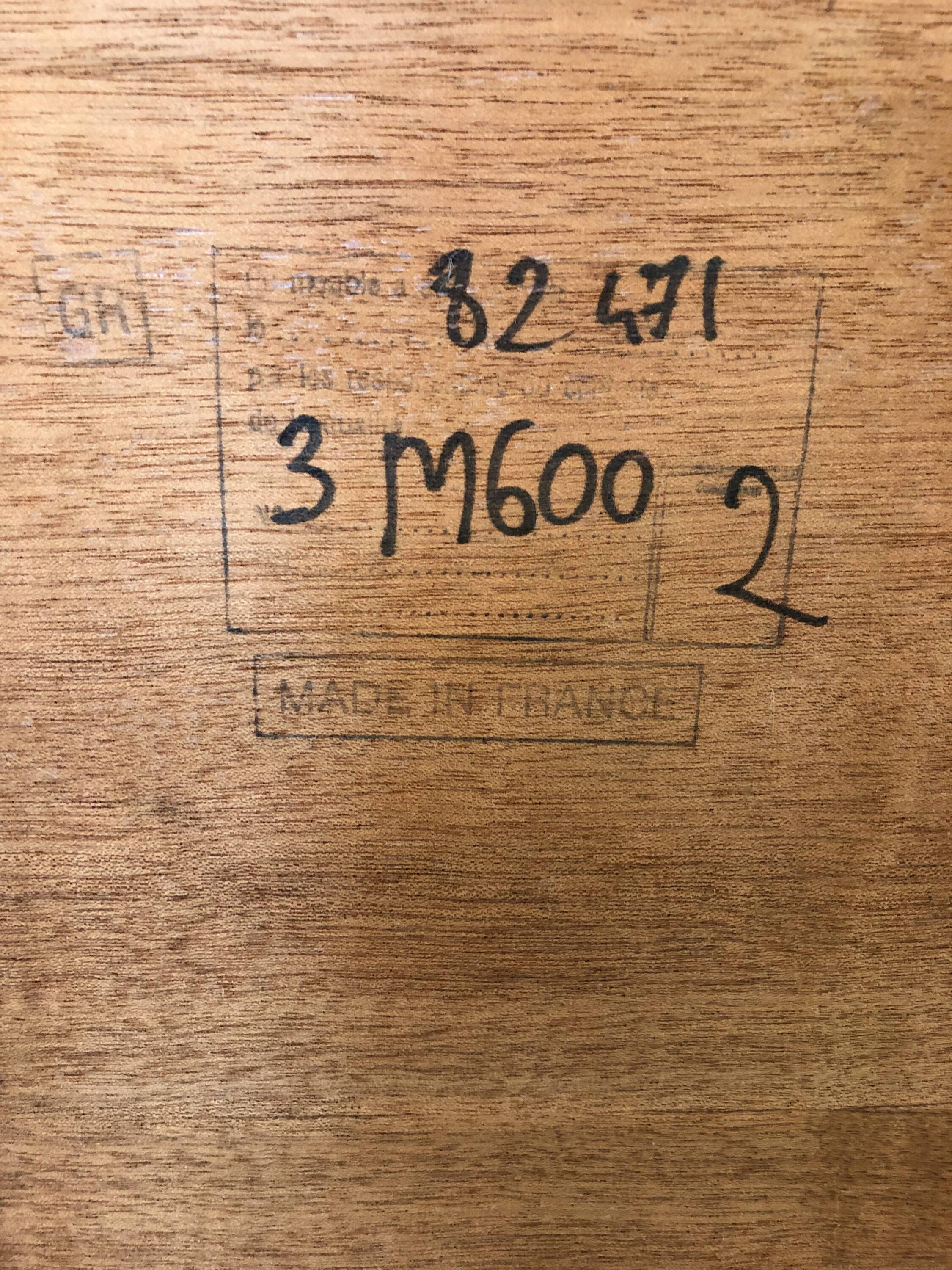 Louis Philippe style chest of drawers in solid cherry wood