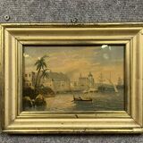 Cleto Capri: Two orientalist watercolors from the late 19th century