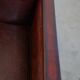 Sheepskin Art Deco design armchair combined with wood