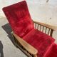 Morris velvet armchair