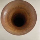 Vase en bois tourné