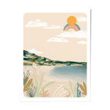Illustration "the corsican beach" a4