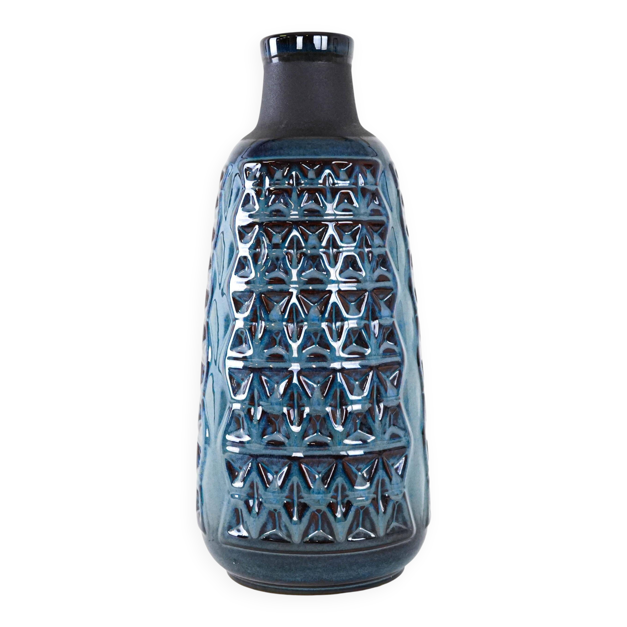 Ceramic vase, Danish design, 1960s, designer: Einar Johansen