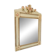 Vintage bohemian mirror from the 80s in carved wood.