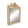 Vintage bohemian mirror from the 80s in carved wood.