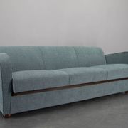 Newly Upholstered Art Deco Sofa / Folding Bed by Halabala, 1930s