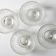 Set of 4 Vintage Pressed Glass Dessert Bowls Cibulak by Pavel Panek / 1977
