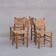 Set of Four Charlotte Perriand Bauche Chairs No.19 Model ed. BCB