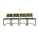 4 chairs Marcel Breuer model Cesca edition Gavina