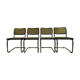 Set 4 chaises Marcel Breuer modèle Cesca édition Gavina
