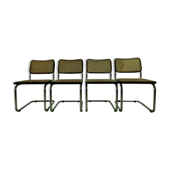 Set 4 chaises Marcel Breuer modèle Cesca édition Gavina