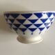 Set de 3 bols de faience terre de fer début 20