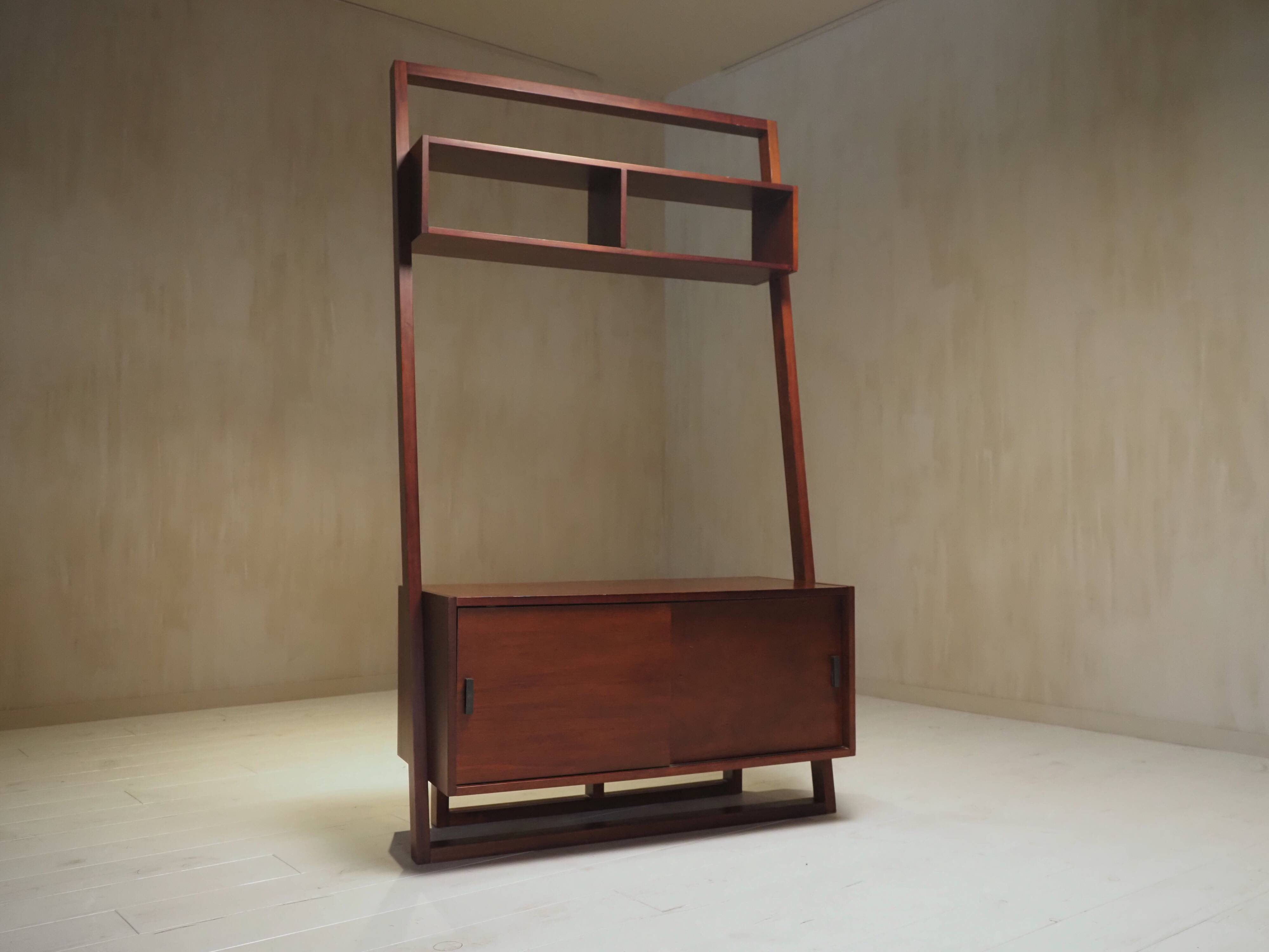 Vintage wardrobe or room divider from the 1970s.