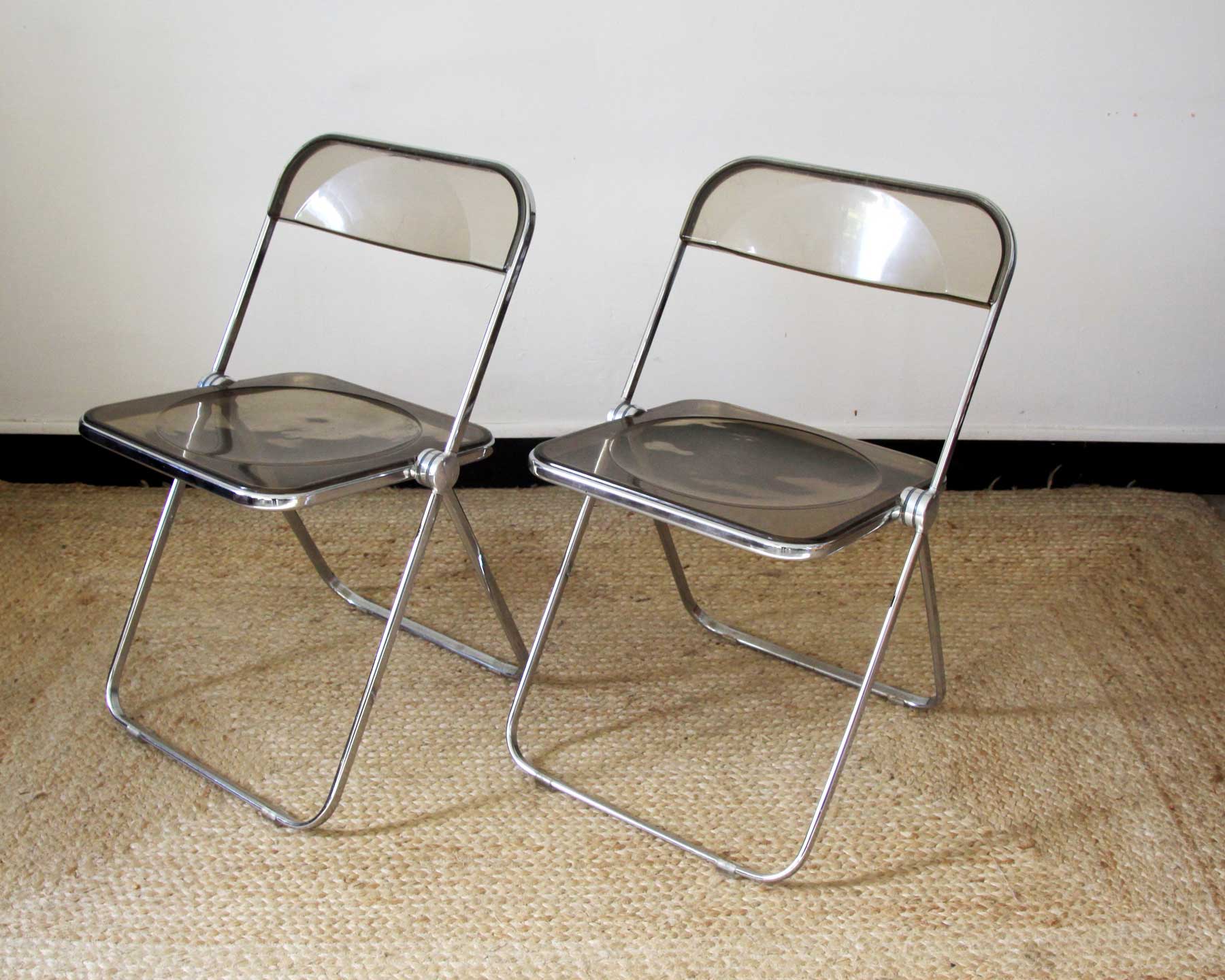 Chaises pliantes « Plia » de Giancarlo Piretti pour Castelli