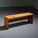Banc en pin massif, Les Arcs, circa 1973
