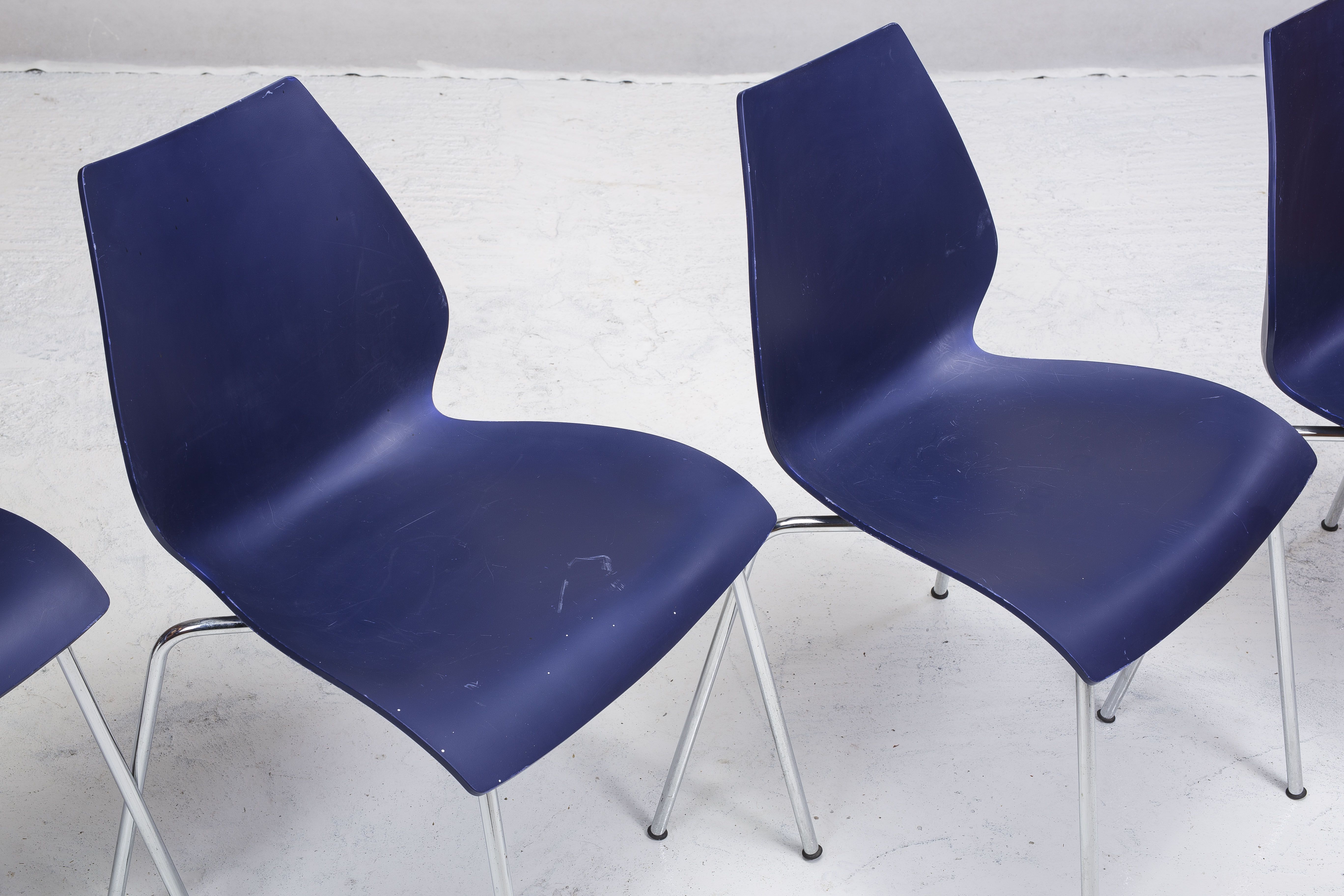 Chairs by Vico Magistretti for Kartell, 1980s, Set of 4