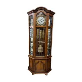 Artisanal Comtoise oak clock