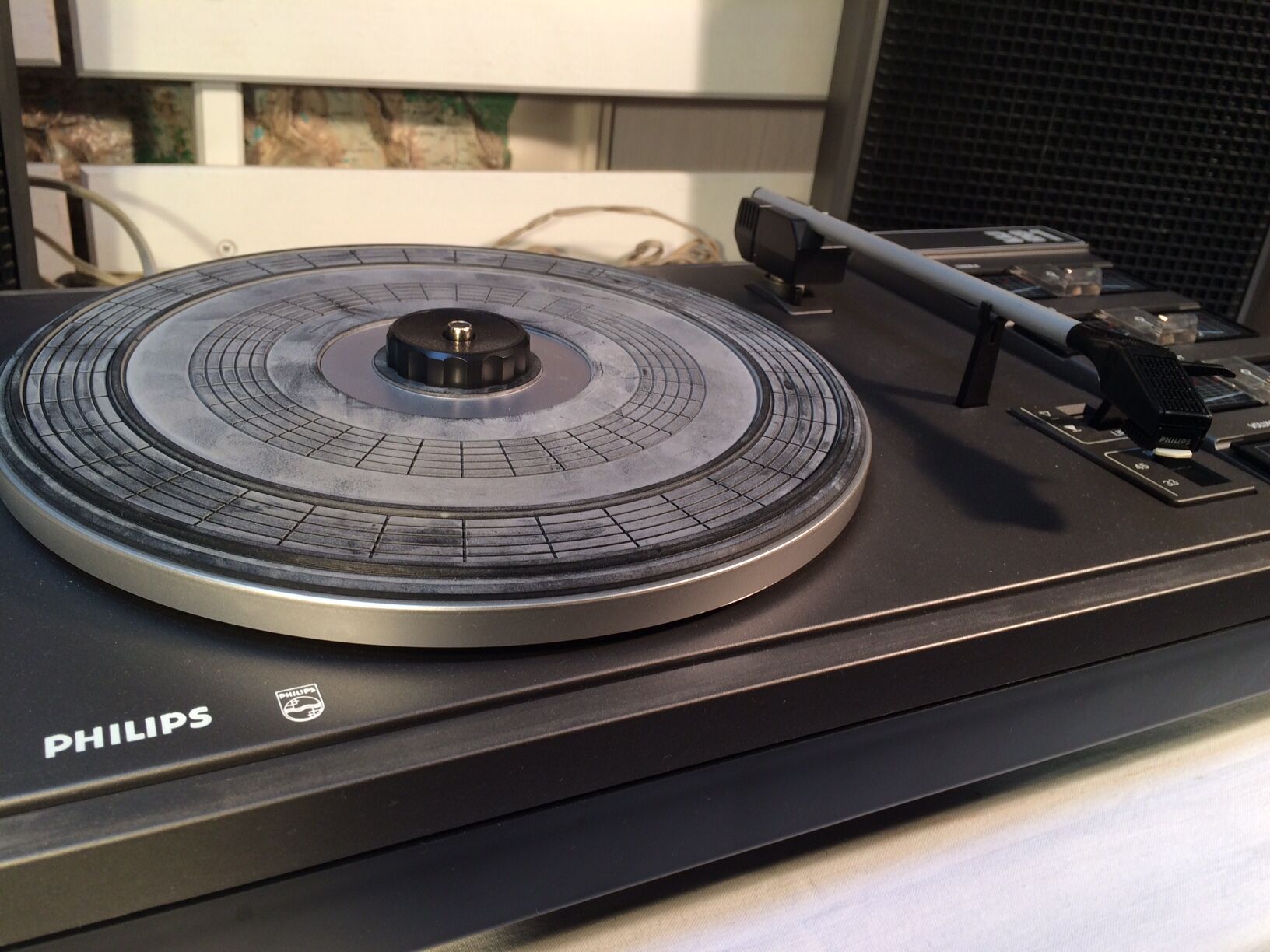 Record player / Vintage Electrophone Philips 381 - Perfect condition - Year 1972