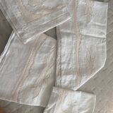Rare antique 2-tone sheet set