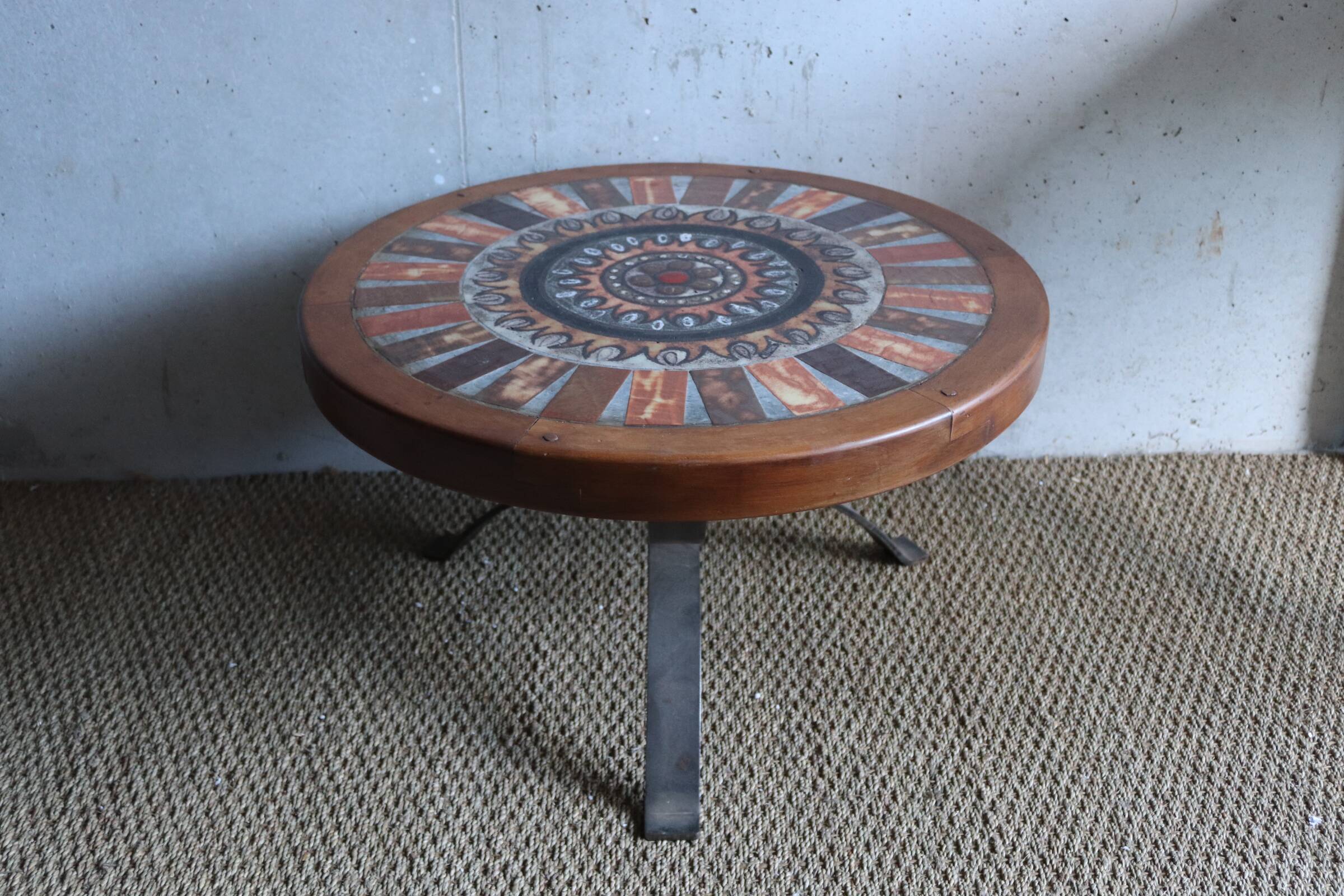 Vallauris Ceramic Coffee Table by Max and Dominique Picard