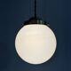 Pair of vintage opaline hanging lights 13 cm