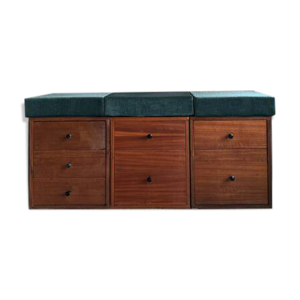 Trio de meubles à tiroirs