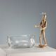 Centre de table vintage en cristal Baccarat France 1980s-1990s
