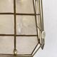 Suspension vintage en nacre et laiton