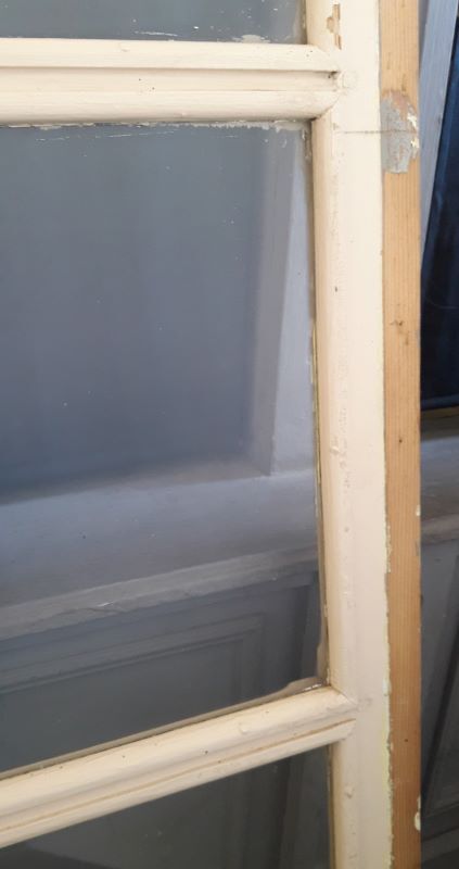 Glass impost 103x60 Art Deco glass partition