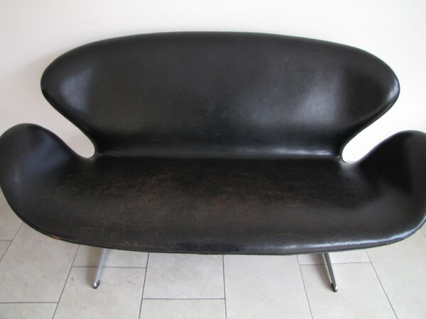 Canapé Modèle 3321 Swan Vintage par Arne Jacobsen pour Fritz Hansen, 1960s
