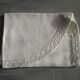 Half-moon old embroidered cradle pillowcase
