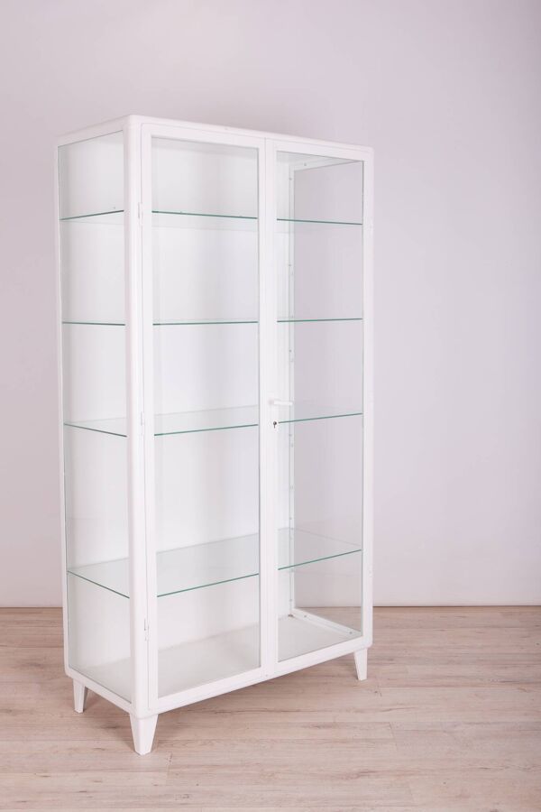 Cabinet médical industriel vintage, 1950s