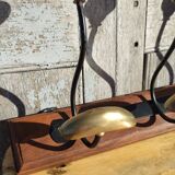 Vintage wall coat rack