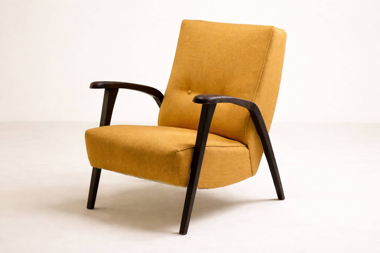 Armchair, attributed to Krásná jizba / ÚLUV, 1950s–1960s, Czechoslovakia