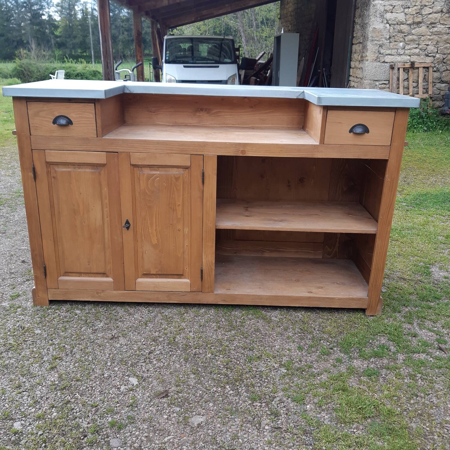 Zinc counter bar 180X60