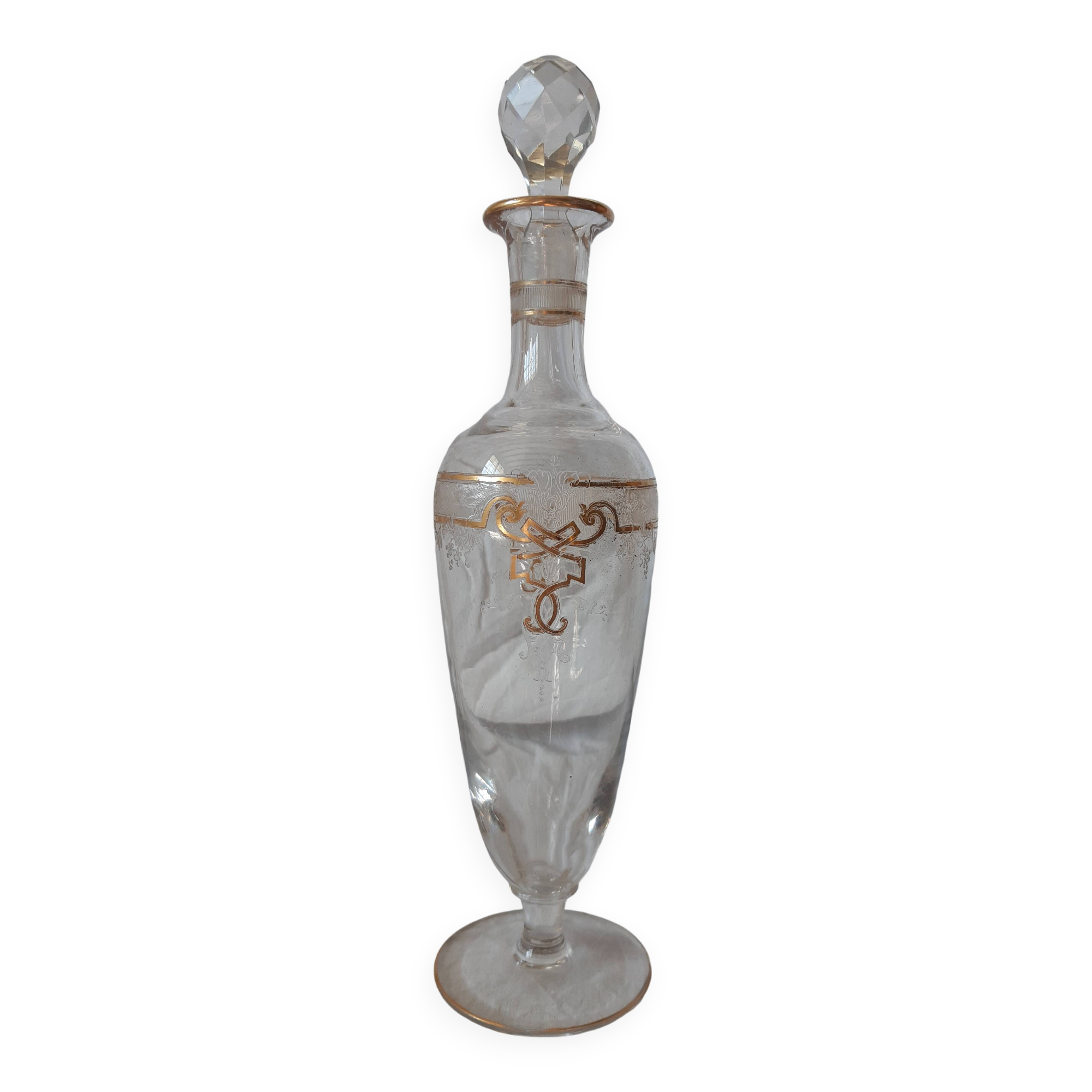 Saint-Louis crystal liqueur carafe