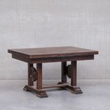 French oak deco dining table