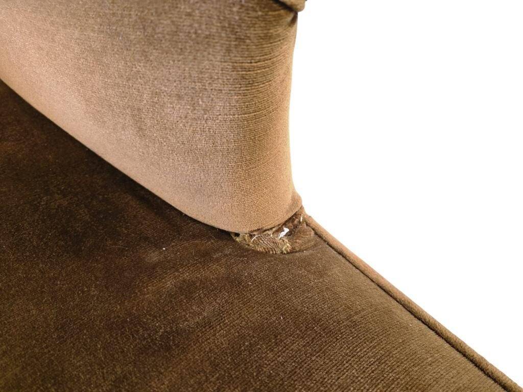 Vintage chaise longue / armchair / daybed with fringes